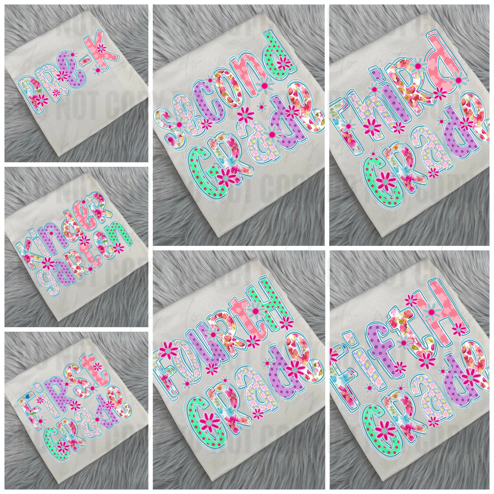 Floral Back To School - Toddler/Youth WS