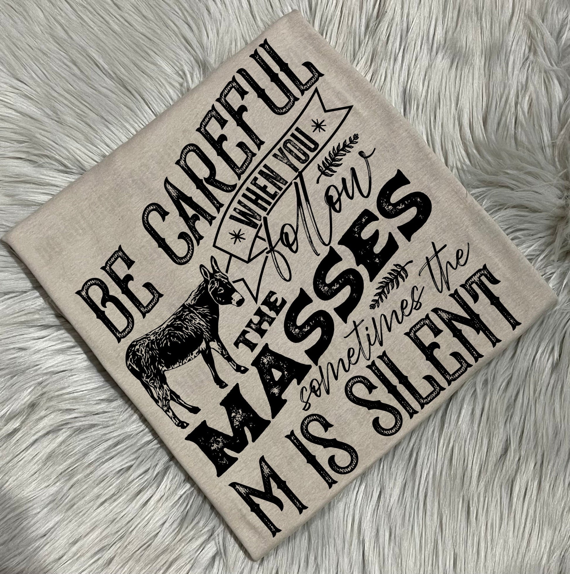 Be careful when you follow the masses - WS