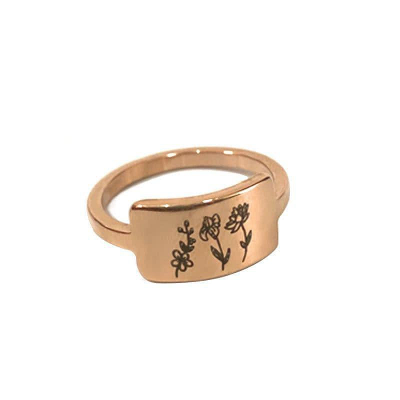 *Preorder: Birth Flower Rings*